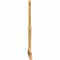 Ekena Millwork Saratoga Rough Sawn Timber Gable Bracket, Western Red Cedar, 96"W x 52"H x 2"D x 4"F, 13/12 Pitch GBW096X52X0204SAR00RWR - alternate 3